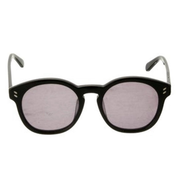 Stella McCartney Accessories - Stella McCartney black round tinted sunglasses